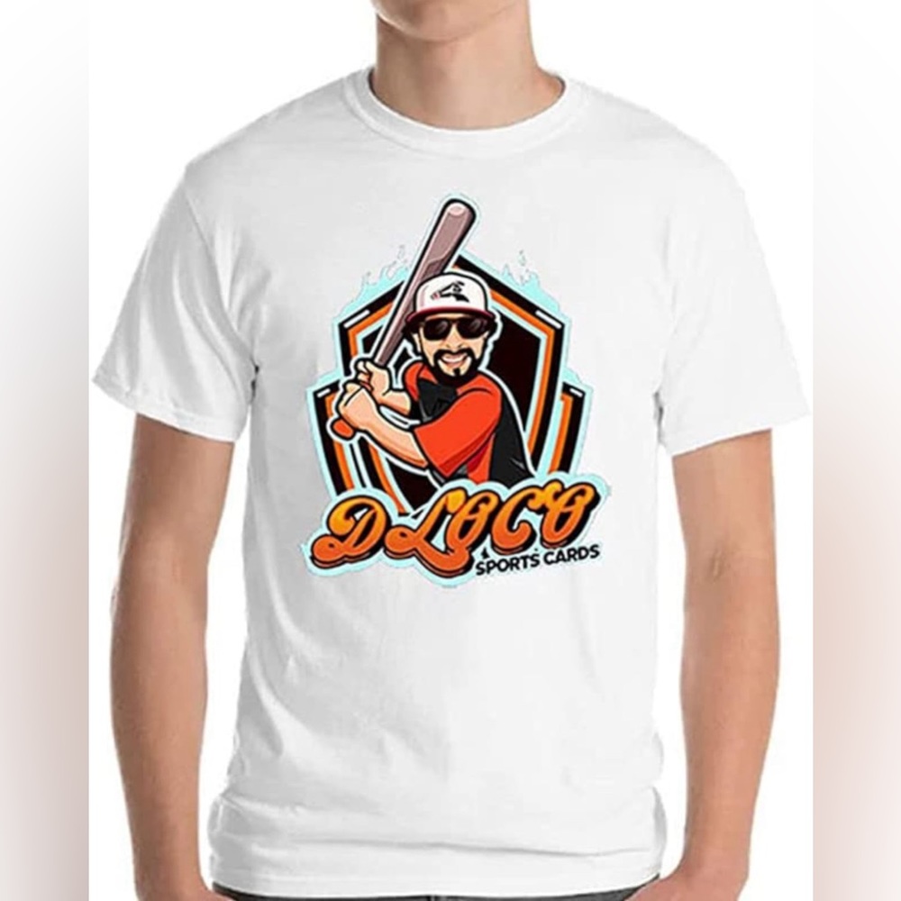Men’s Sport Theme Retro Cartoon Hip Hop Style T-Shirt Fashion Style Short Sleeve